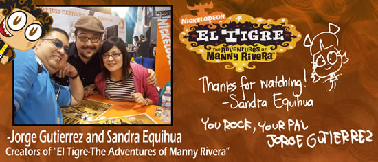 Jorge Gutierrez and Sandra Equihua, Creators of "El Tigre - The Adventures of Manny Rivera"